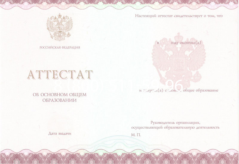 Купить Аттестат за 9 класс 2014-2024 года в Орехово-Зуево Купить Аттестат за 9 класс 2014-2024 года в Орехово-Зуево
